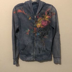 Brad butter zip up Hoodie Size M